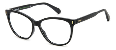 Premium Women Polaroid Eyeglasses: PLD D463 - Black - SpecSMART Eye Clinic (Diagonal View)